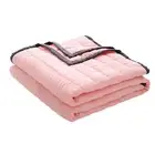Sweat-absorbing Ccomforter Blanket Ice Silk Quilt for Summer Sleep Lightweight