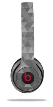 Skin Wrap for Beats Solo Wireless 2 3 4 Triangle Mosaic Gray SKIN ONLY