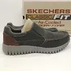 Skechers Go Walk Smart Gron Mens Size 7.5 Charcoal 204188 Casual Dress Shoes