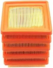 [MOWFILL] 5 Pack 4180 141 0300 Air Filter Replace for Stihl 4180-141-0300 41801410300 Compatible With STHIL KM91R KM131 FS89 FS91 FS111 FS131 FS311 FC96 String Trimmer Brushcutter Air Cleaner Element