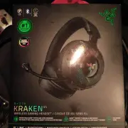 Razer - Kraken V4 Wireless Gaming Headset with 9 Zone Chroma RGB For PC, Ma...