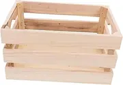 Levemolo Nesting Decorative Wooden Crate Storage Box Farmhouse Style Wooden Storage Crates for Decor Organization