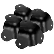 Four Pack Penn Elcom C1823K High Quality Metal Steel Cabinet Corner Black 3 Leg