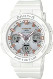 Casio Watch Baby G BEACH TRAVELER Radio Solar BGA-2500-7AJF Ladies White New