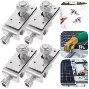 4 Pcs Solar Panel Connectors Charger Grounding Lug Wire Junction