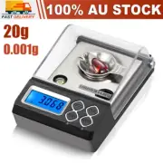 20g 0.001g High Precision Electronic Digital Scales Jewellery Milligram Scale AU