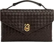 [Hycurey] Woven Bags for Women Clutch Bag Cross Body Bag Trendy Totes Hobo Purse Summer Shoulder Bag Handbag for Work Party