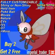 Pokémon Sword and Shield ✨ Shiny Ribombee ✨ W/ Best 6IV Customizable