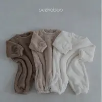 在飛比找蝦皮商城優惠-peekaboo 絨毛小熊連身衣｜寶寶 包屁衣 男童 嬰兒衣