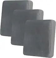 hyha Velvet Couch Cushion Covers, Soft Sofa Seat Covers for sectional 3 Cushion Couch Washable, Magic Sofa Slipcover with Elastic Bottom, Non-Slip Furniture Protector for Pets, Kid(3PC, Grey)