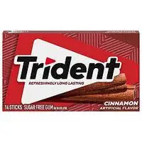 在飛比找蝦皮購物優惠-買不買小舖🛒 Trident 無糖口香糖 14片入 肉桂 冬