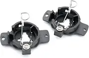 2Pcs H1 HID Headlight Bulb Holder Retainers Adapter for Ni.ssan Skyline GT-R R32 240SX Silvia S13 Cefiro A31 JDM Spec H1 HID Headlight Bulb Holder Retainers Socket Clip