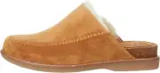 Sofft Women Size 6.5 Bellflower Saddle Brown Suede Shearling Lined Slip On Clogs