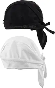 [BESPORTBLE] Trendy Long Tail Pirate Cap Breathable Mesh Headscarf Helmet Hat for Men Outdoor Cycling Helmet Liner Stylish Turban