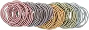 SUPVOX 100pcs Elastic Hair Ties For Women Non-slip Comfortable Hair Bands Simple Seamless Hair Rope Ponytail Holders For Little Girls