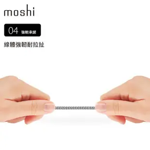 Moshi Integra USB-C to USB-A 充電線 傳輸編織線（0.25 m）iphone Android