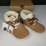 Merrell Bare Steps Cocoa Chestnut Boots Suede 9.5 M Barefoot Feel Wiggle Room