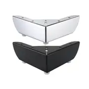 Thickened Bed Legs Load-bearing Sand Legs Metal Tv Cabinet Feet Right-angle Bed Feet silver