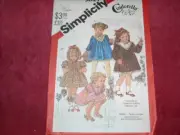 1982 UNCIRCULATED SIMPLICITY #5629 - GIRLS "CINDERELLA" DRESS PATTERN 3 FF
