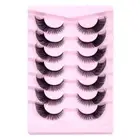 7 Pairs 3D Cats Eye Lashes False Eyelash Handmade Wispy Volume Eyelash
