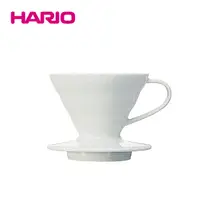 在飛比找PChome24h購物優惠-HARIO V60白色01磁石濾杯 VDC-01W