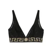 [Versace Underwear] Versace Underwear Greca-border Bralette II NUMERIC BLACK