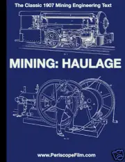 VINTAGE 1907 MINE ENGINEERING Mining: Haulage LOCOMOTIVE BOOK Mining Railroads