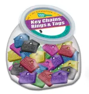 Lucky Line 16225 House Key Cap Asst 100 Per Jar
