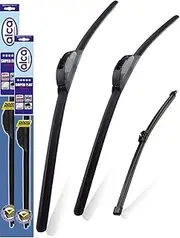 alca Germany Fits Hyundai i30 Hatchback 2012-2016 Set of 3 Windscreen Wiper Blades Super Flat Front Rear 26"14"H 13"X ASF2614H13X