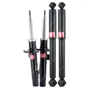 Front + Rear KYB EXCEL-G Shock Absorbers for CITROEN C3 I4 FWD Convertible 04-10