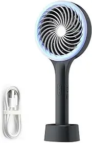 Electric Fly Swatter,2 in 1 Insect Killer UV Mosquito Lamp,USB C&Battery Rechargeable Electric Mosquito Swatter with UV Light Trap,Mosquito Swatter with Storage Box for Indoor Outdoor Use (Black)