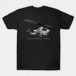 阿 1 超級眼鏡蛇戰鬥攻擊直升機武裝直升機 T 恤 - TEE45