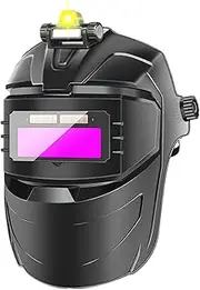 Welding Hood | Anti-Glare Welder Face Shield | Wide Shade Anti-Fog Face Protector, Adjustable Headgear for Construction Auto Repair