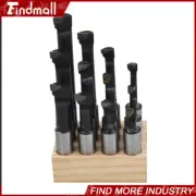 Findmall 3/4" Boring Bar Set C6 12 Pcs Carbide Tipped Bars 3/4 Shank Lathe Tool