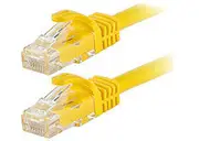 Astrotek Cat 6 Ethernet Cable Yellow 0.5m