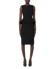 Max Mara Cosmos Black Jersey Dress