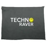 Techno Raver - Funny Novelty Sports Microfiber Towel Gift Gifts