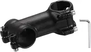 uxcell 31.8mm Bike Stem 17 Degree 70mm Aluminum Alloy Bicycle Handlebar Stem with Hex Wrench for Mountain Road Bike BMX MTB Cycling, Black