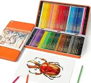 [Woomer] Colored Pencils Set 72 Artist Beautifully Presented Tin Box Soft Core Colored Color Pencil for Adult Shading, Blending Gifts for Artist Drawing