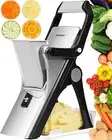 Upgrade Mandoline Slicer Safe Vegetable Chopper-Julienne Dicer for Kitchen, P...