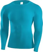 SPVISE Long Sleeve Compression Shirts for Men Cool Dry Workout Running T-Shirt Tops Rash Guard Sports Base Layer Undershirt