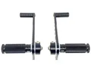 Motorbike Rearsets BLACK for Royal Enfield Interceptor Continental GT 650 500