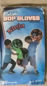 Ninja Bop inflatable gloves Green (More Available In Ebay Store)
