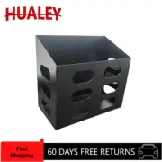 370mm Wide x 195mm Depth Black Aluminium Jerry Can Holder For 4wd Aluminium