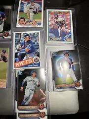 1988 Topps Ron Darling & Mets Lot Strawberry Alvarez Baty Lugo De Grom Alonso