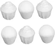 RORPOIR Educational Craft Kit 12pc Foam Cake Models DIY Children's Cake Decor 7.8cm 7.5cm for Birthday