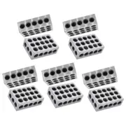 1-2-3 BLOCKS 23 HOLES .0002" MACHINIST 123 5 MATCHED PAIRS ULTRA PRECISION New