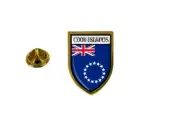 pins pin's flag national badge backpack hat shield world cook island