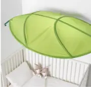 IKEA LÖVA Green Leaf Kids Bed Canopy Tent Shade Forest Jungle Theme
