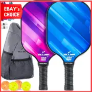 Pickleball Paddles Set USAPA Approved Carbon Fiber Lightweight with Balls & Bag